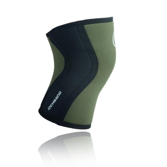 REHBAND - RX KNEE SUPPORT 5MM THICK (Green/Black) - Picture 3 of 4